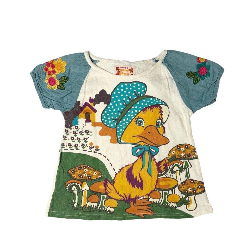 Grand Ground j-fashion duck graphic baby tee